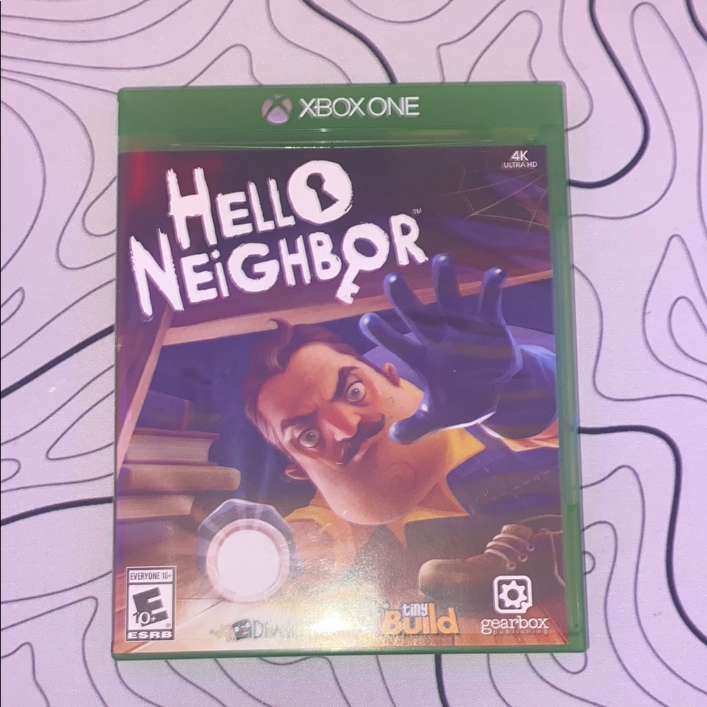 Hello Neighbor Xbox One Game - Green Case